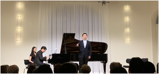 艺术歌曲音乐会,演唱/孙卓汉,钢琴/吴笛,德国卡尔斯鲁尔音乐学院