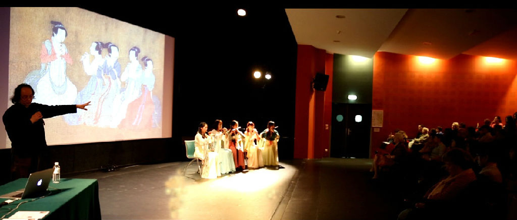 03压缩叶国辉教授在尼斯图书馆的讲座,以《韩熙载夜宴图》“清吹”的画面,仿声唐朝音乐《酒胡子》。.jpg